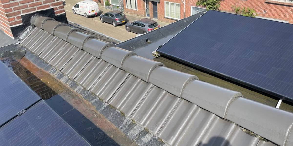 Nokvorst renovatie werkzaamheden op een dak