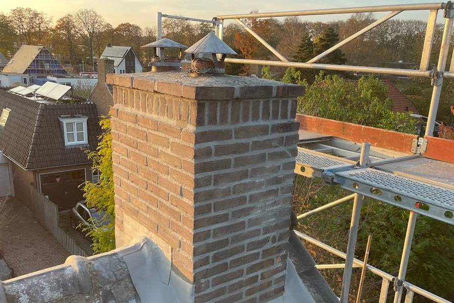 Schoorsteen renovatie door Dak en Gevel Onderhoud